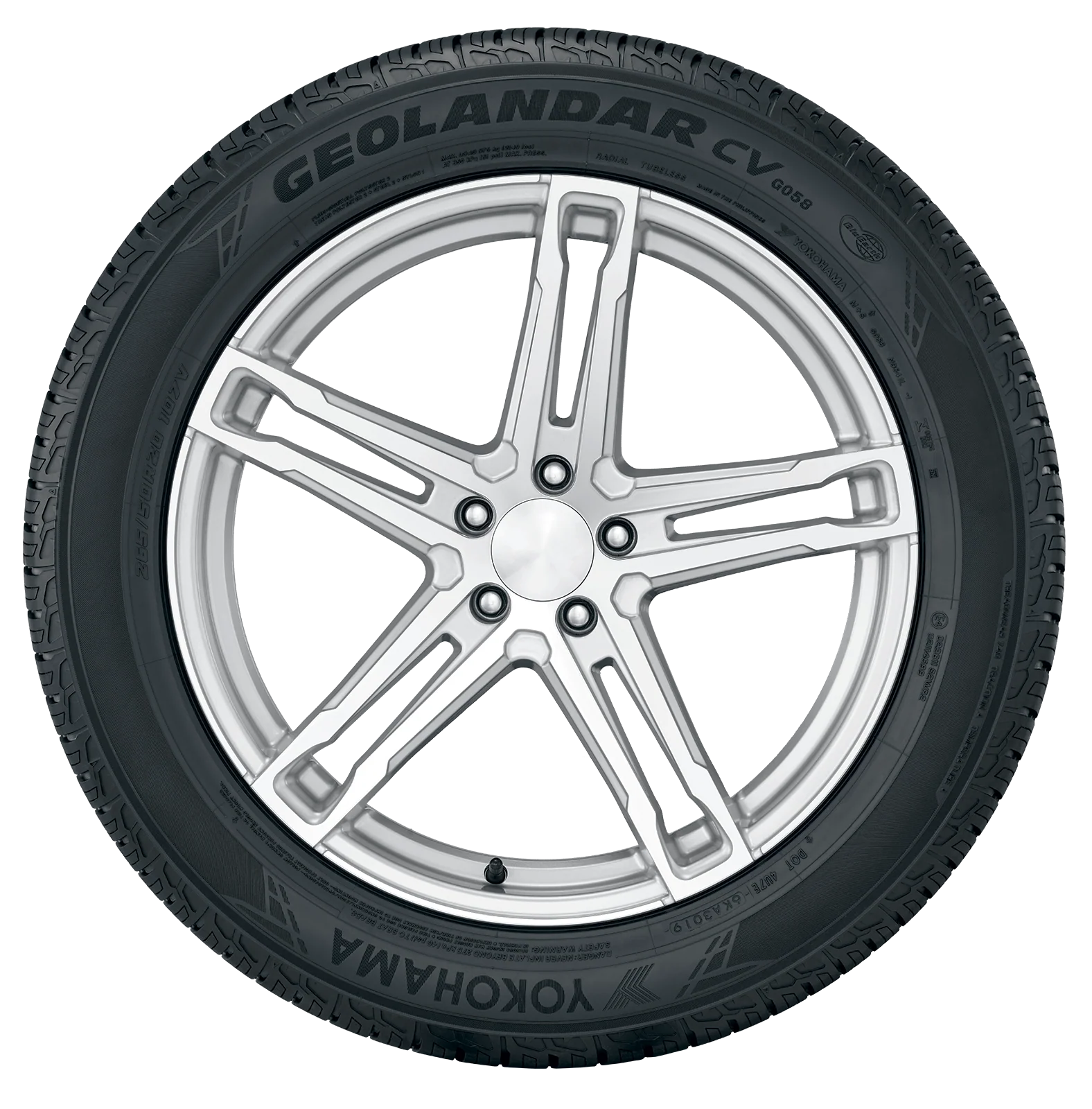 255/60R19 Yokohama Geolandar CV G058 113V BSW XL 255 60 19 2556019