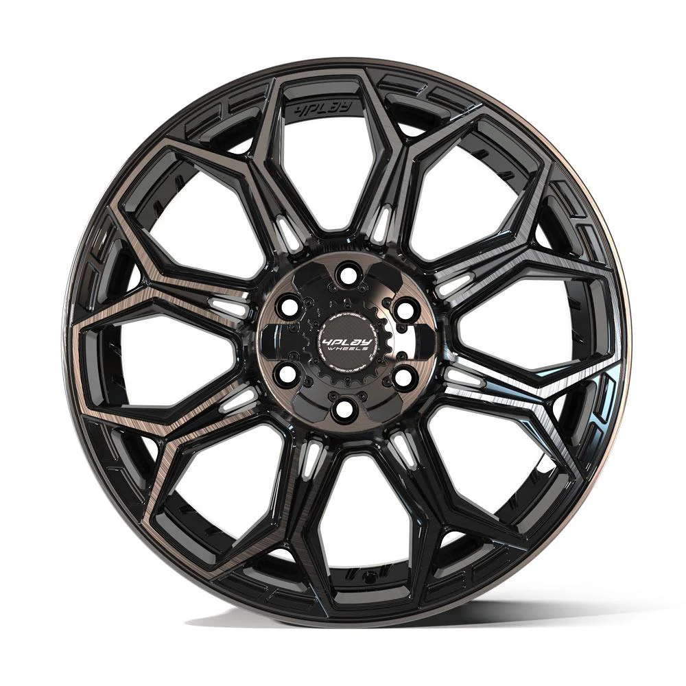 4Play Gen3 4P83 20x9 Black Brushed Face Tinted Wheel 6x139.7 ET0 CB106.1