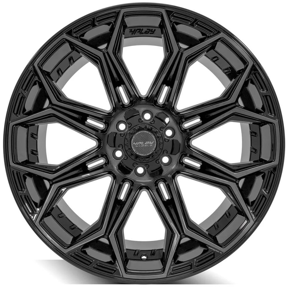 4Play Gen3 4P83 22x12 Black Brushed Face Tinted Wheel 6x135 ET-44 CB106.1