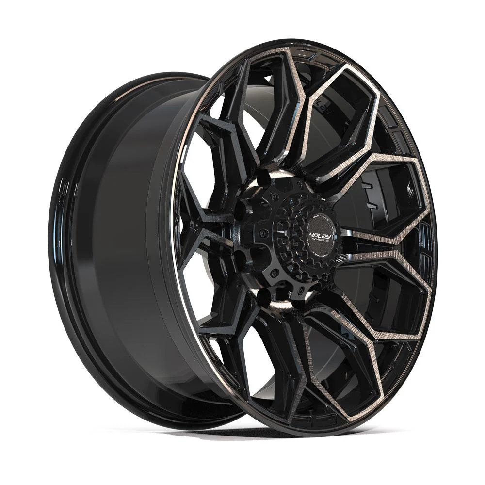 4Play Gen3 4P83 20x9 Black Brushed Face Tinted Wheel 8x170 ET0 CB124.9