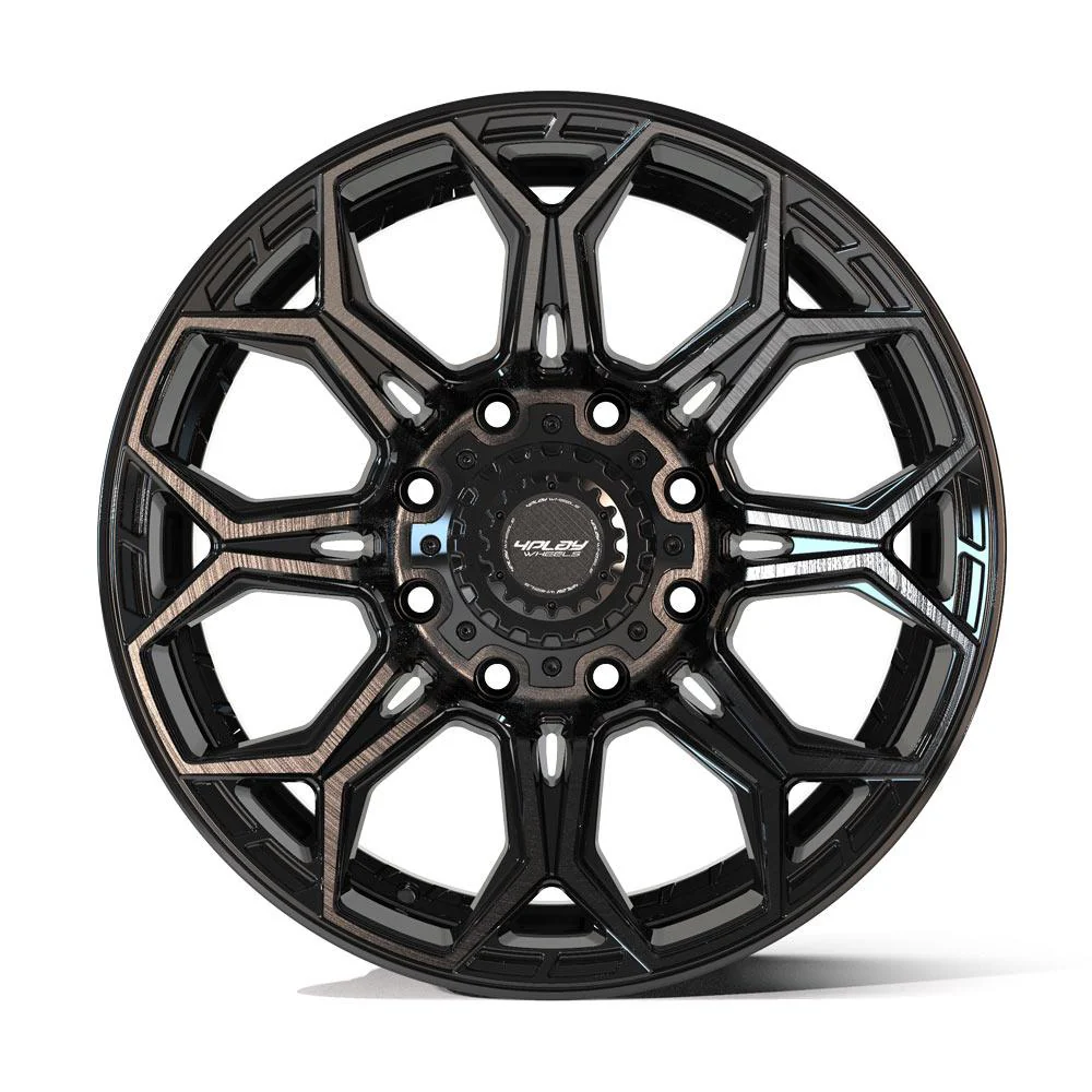 4Play Gen3 4P83 20x9 Black Brushed Face Tinted Wheel 8x170 ET0 CB124.9