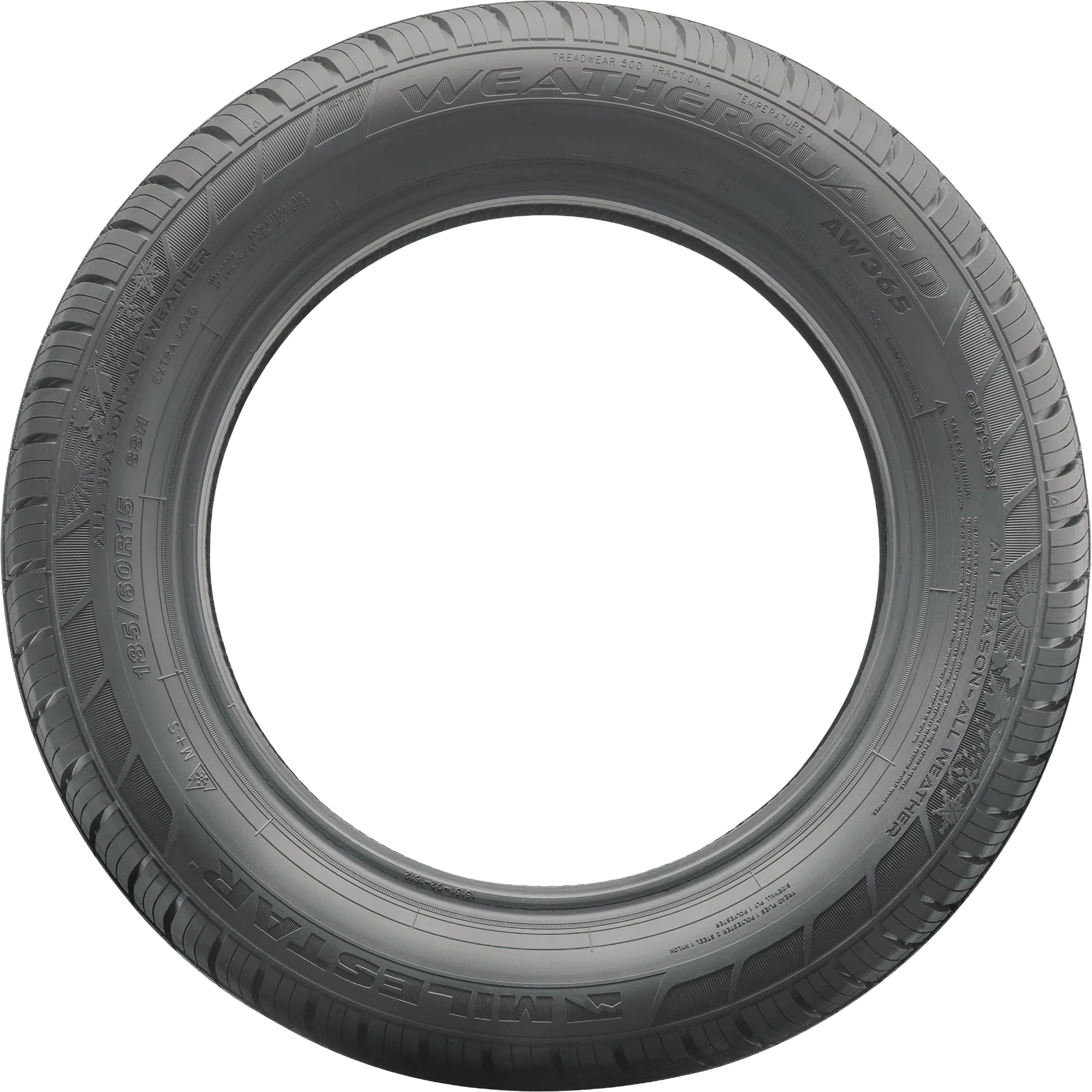 235/45R18 Milestar Weatherguard AW365 98V BLK XL 235 45 18 2354518