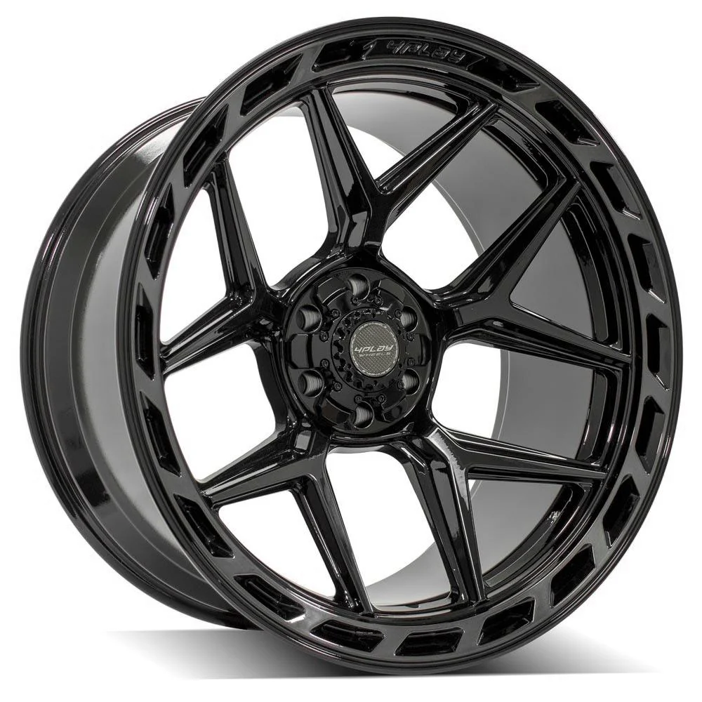 4Play Gen3 4P55 24x12 Black Brushed Face Tinted Wheel 6x135 ET-44 CB106.1